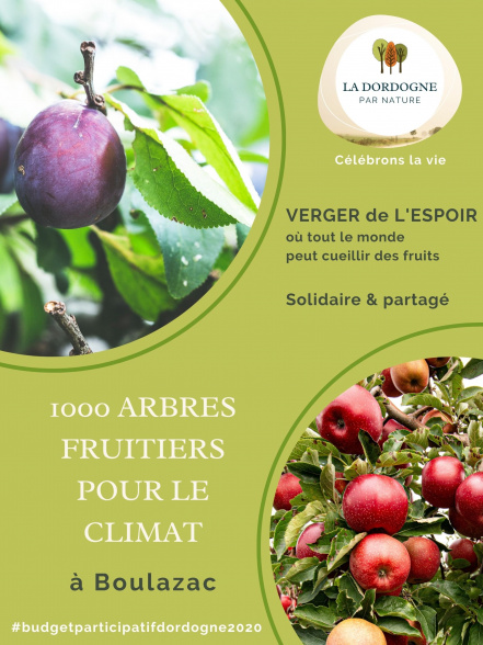 1000 Arbres Fruitiers pour le climat - Le verger de l'espoir - Boulazac - Affiche V2.jpg